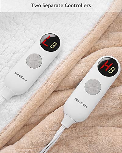 image for MaxKare Electric Heated Blanket Queen Size 84
