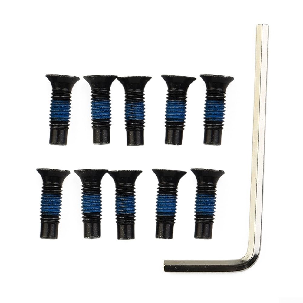 Kit de tornillos de montaje para scooter eléctrico Ninebot Max G30 ES1 ES2 ES4 F, pernos de acero inoxidable, 10 piezas