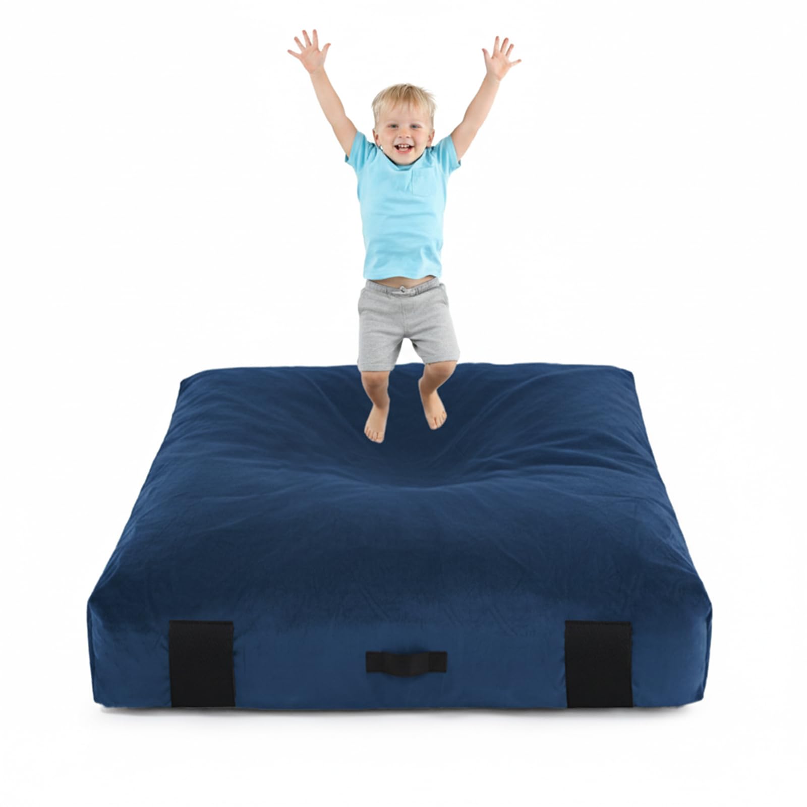 Crash Pad for Kids Sensory Room, Soft Foam Crash Mat with Removable Cover
