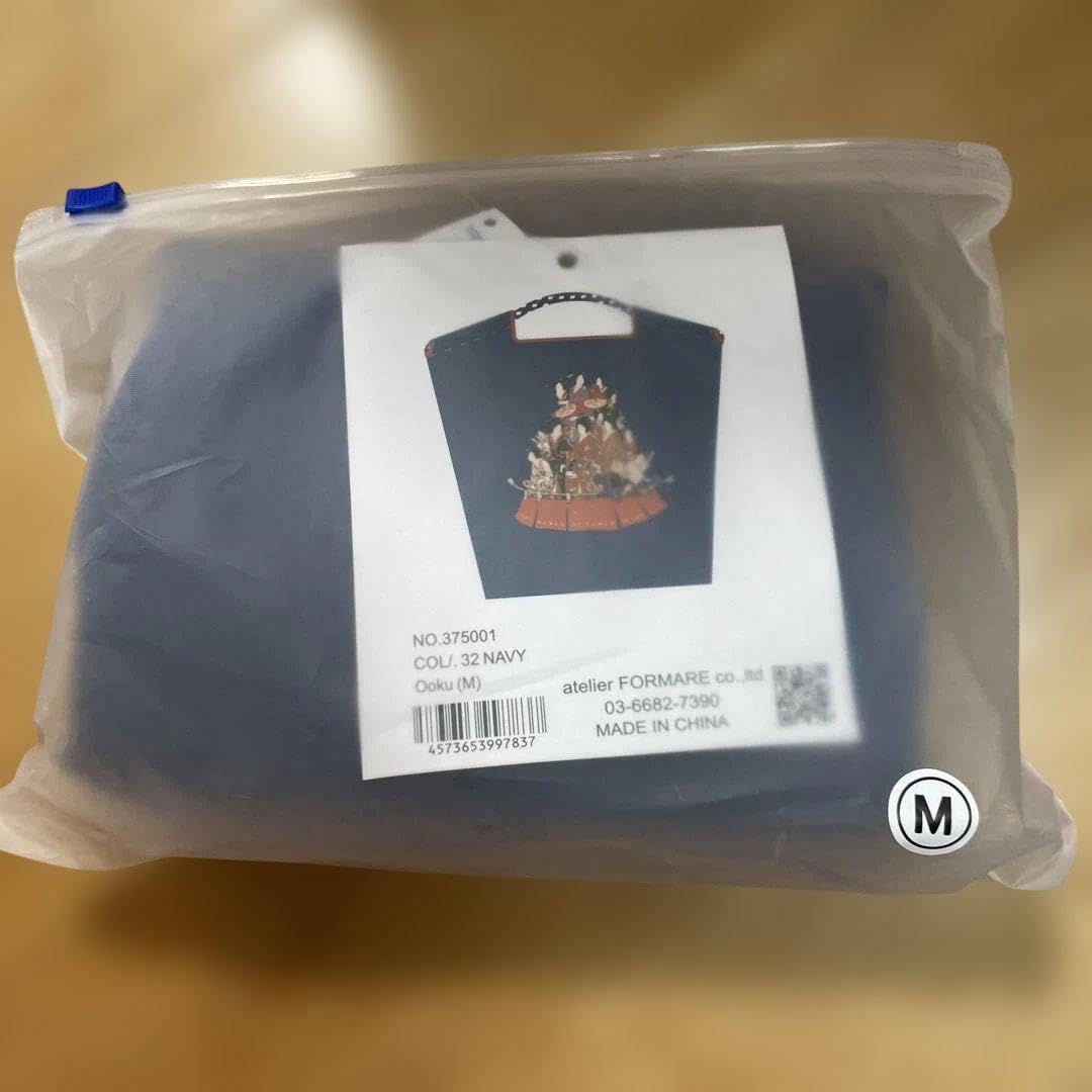 エコバッグ　ホースチャーム　ダークネイビー　Mサイズ ホースチャーム ボールアンドチェーン ダークネイビー Mサイズ