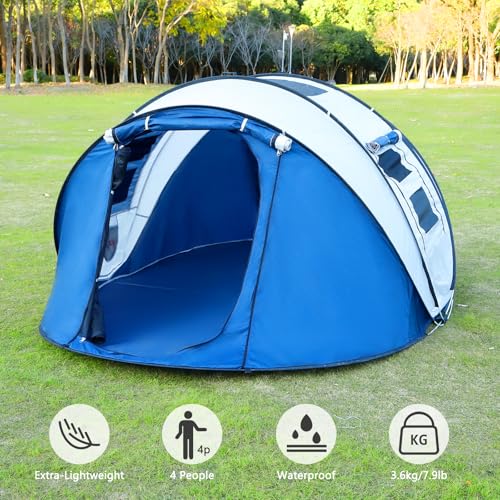 Treefox Carpa de Camping Pop-up para 2-4 Personas Fácil de Montar miniatura 6