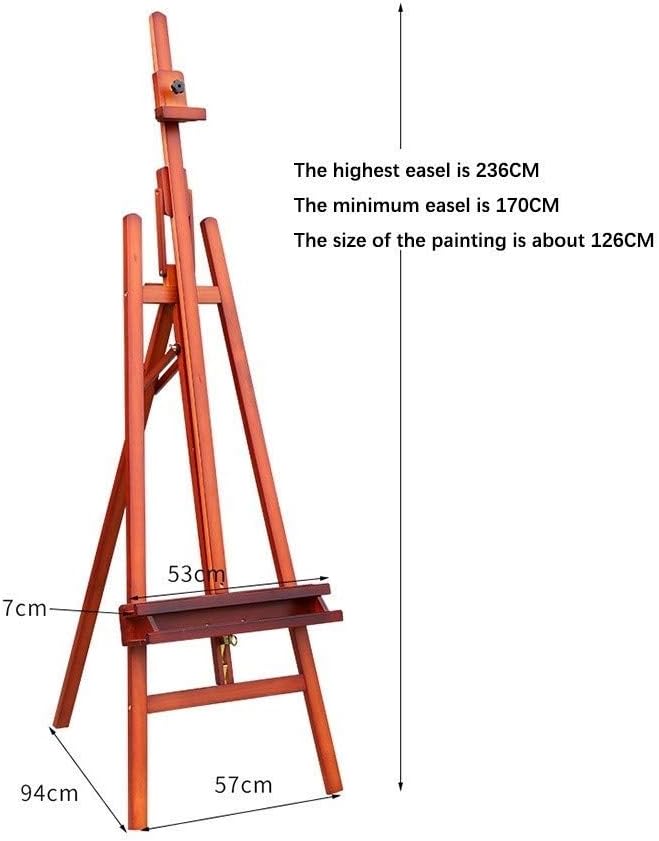 お問い合わせ 無垢材イーゼル、170-236CM調節可能イーゼルAフレーム三脚イーゼル