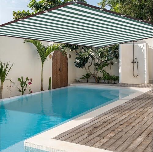 Malla de sombreo rectangular con ojales 3x14m transpirable para exterior 7