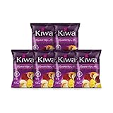 Kiwa Veggie Chips - Vegetable Crunch Combo - Exquisite Plant Snack Variety Pack with Plantain, Beetroot, Parsnip, Cassava, Sweet Potato Flavors - Tasty Gluten-Free-Non-GMO Chips (Pack of 6 * 2.5oz)