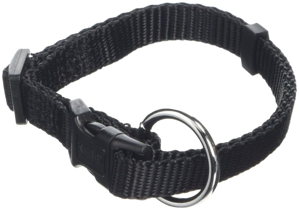 Kerbl Miami Collar Adjustable, 10 mm, 20 x 35 cm, Black