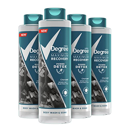 Degree Men Body Wash and Soak For PostWorkout Recovery Skincare