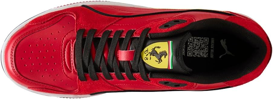 PUMA Mens Scuderia Ferrari Rbd Break Low Lace Up Sneakers Shoes Casual - Red