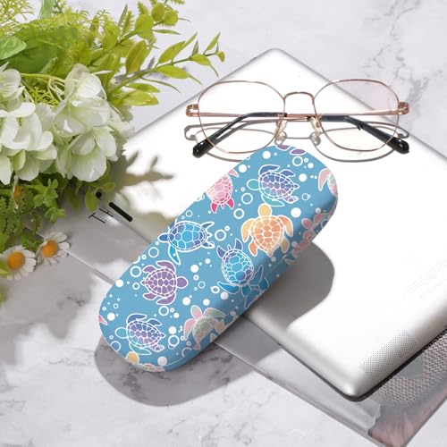 Image of Glasses Case Hard Shell,Portable Protective Eyeglasses Case, Eyeglass Holder Box with Cleaning Cloth,for Women Men