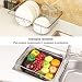 Toplife Escurridor de Platos Extensible de Acero Inoxidable para Cocina Hogar,Escurreplatos para...