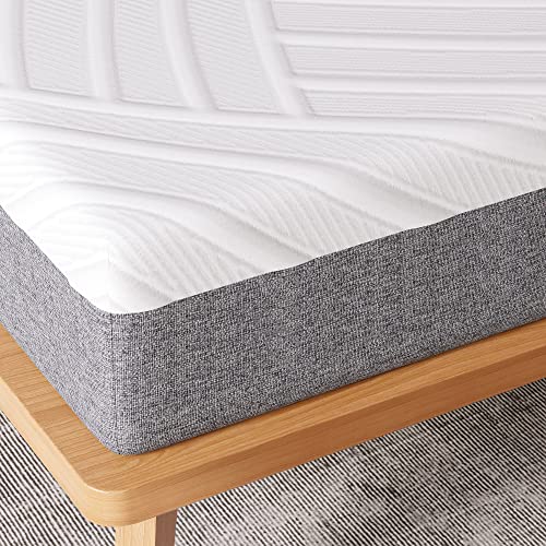 Giantex Memory Foam Mattress, 8 Inch Mattress Queen With Gel Infused Memory Foam & Bamboo Charcoal Foam For Cool Refreshing Sleep, Medium Firm, Hybrid Bed Mattress In A Box #TOP7