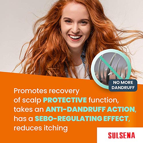 Sulsena Dandruff Control Shampoo for men and Women - Effective Solution for Oily Hair Reduces Itchiness Controls Sebum Ideal Scalp Health and Dandruff Relief - Image 3