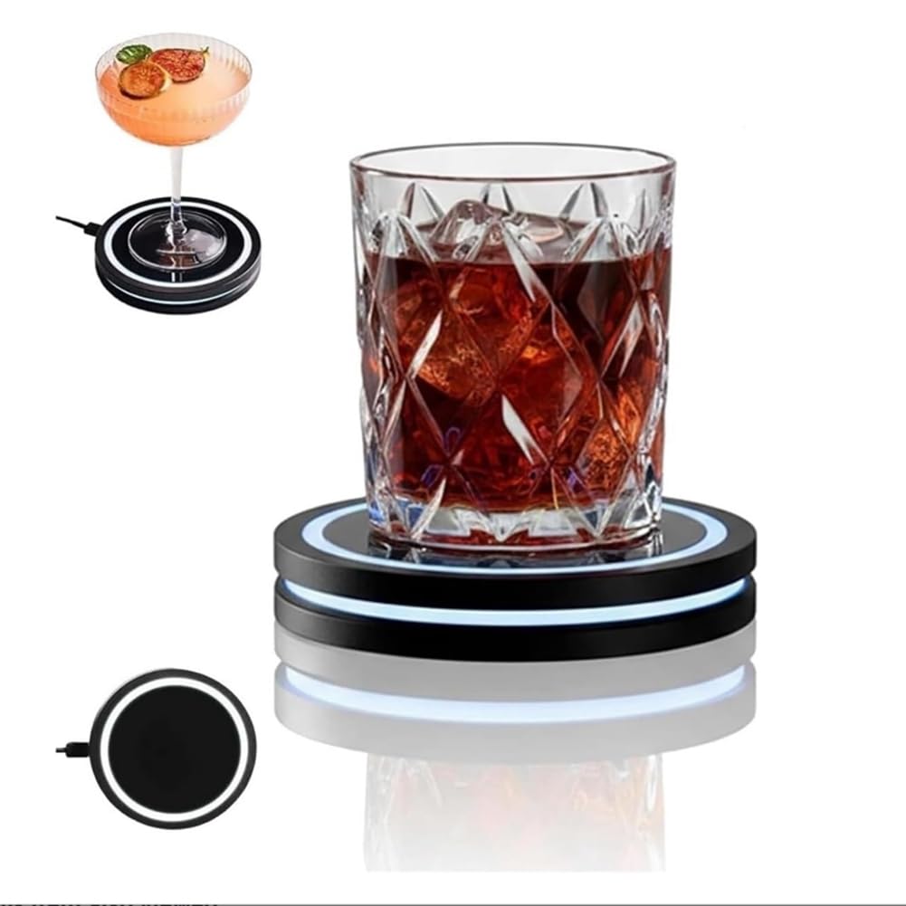 UDSKNV[KSL Smart Coaster Portable Automated Cocktail Maker Machine and Mixer, Smart Cocktail Coaster Machine, Smart Coaster Machine