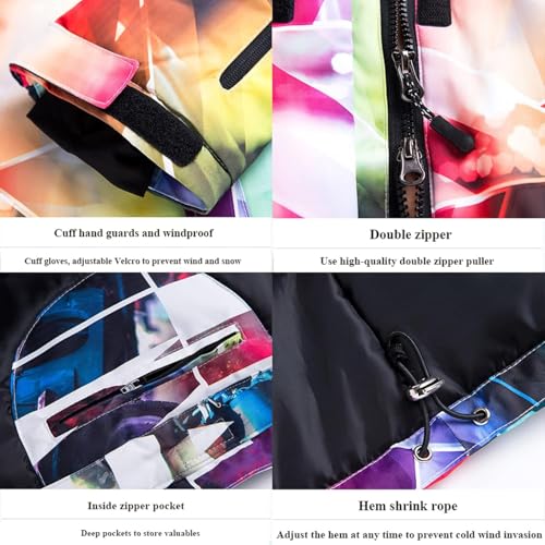 Traje De Esqui Feminino Jaqueta E Calça De Esqui De Inverno Jaqueta E Calça Completa De Snowboard Co