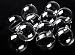 Plastic Ball Ornament, 70mm, Clear, Pack of 12 (70 mm)