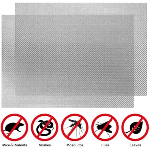 20 Mesh Edelstahl Gewebter Draht, Korrosionsbeständiges Hochdichtes Belüftungsschutzgitter, Nagetier- & Schädlingssichere Abdeckung für Lüftungsöffnungen, Garteneinzäunungen