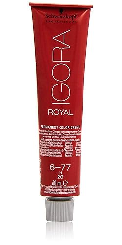 Miniatura 4 de Schwarzkopf Igora Royal, 6-77 Rubio Oscuro Cobre Extra, 2.0 fl oz