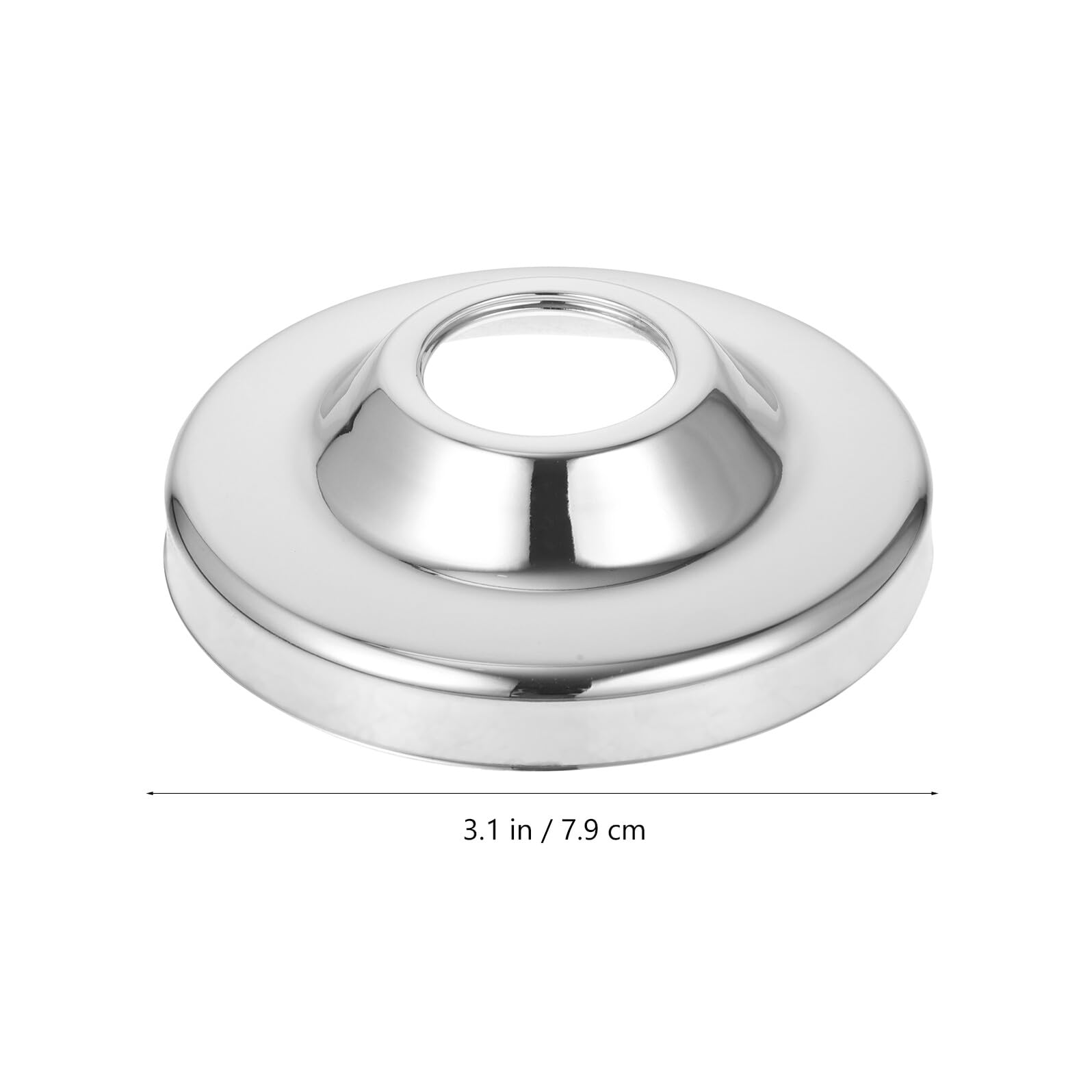 Gatuida 10pezzi Flangia in Acciaio Inossidabile per Tubazione Copriforo per Doccia Decorativo e Durevole Facile da Installare Anelli di Protezione Dall Acqua