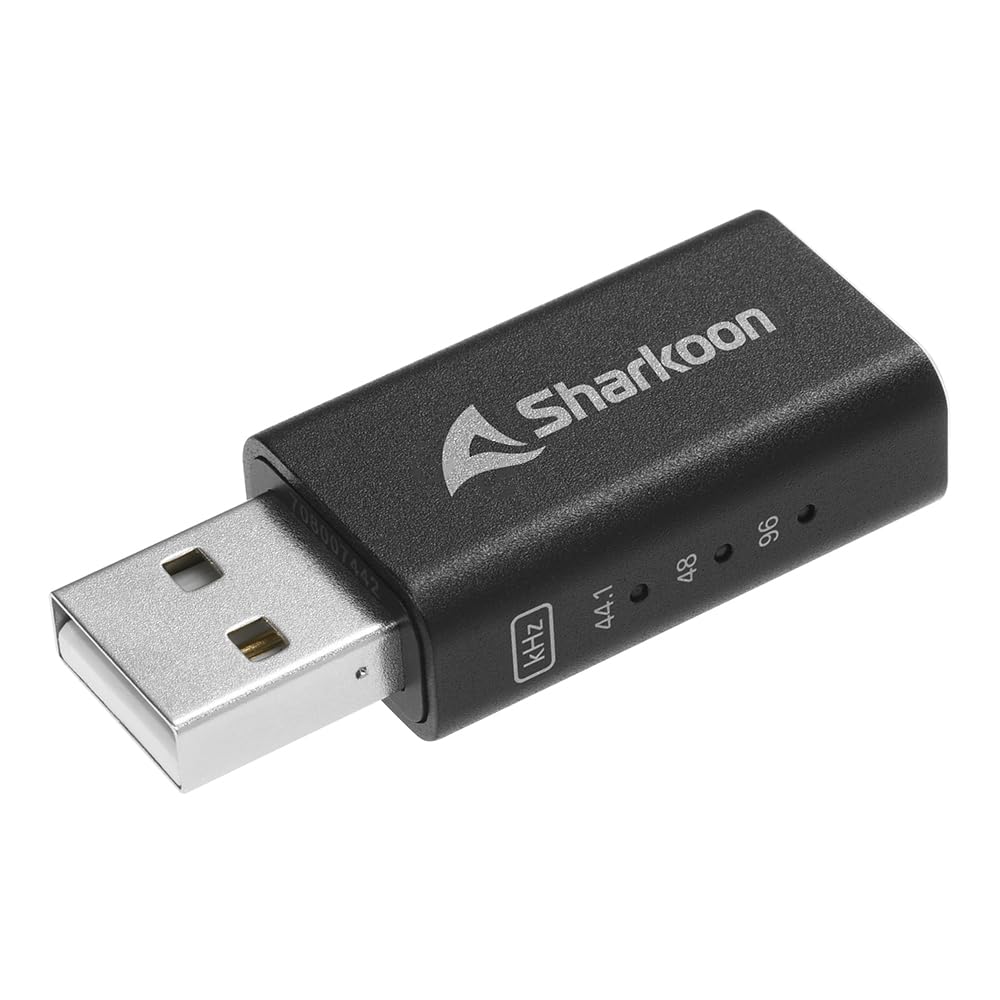 Sharkoon Gaming DAC Pro S V3, zewnętrzna karta dźwiękowa, Hi-Res Audio