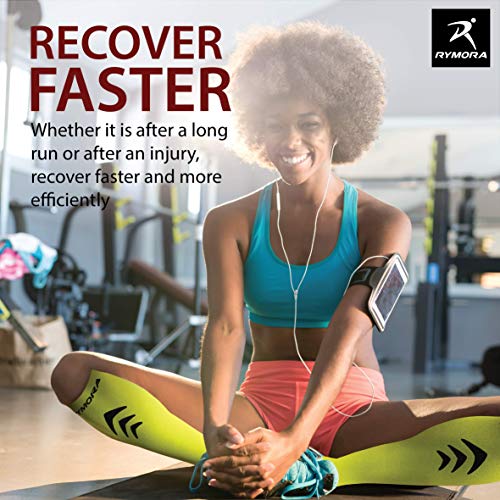 Image of Rymora Compression Socks for Men and Women - for Sports, Running, Flying, Work & More