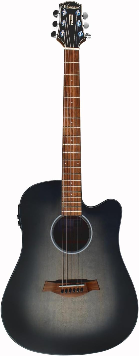 Westwood (DC-10E) Electro-Acoustic Guitar (Black)