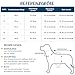 BASVII Hundebademantel aus Mikrofaser, Bademantel Hund Extra SaugfäHig und Schnell Trocknendes mit Klettverschluss und Verstellbarem Schrumpfband, für Große Mittel und Kleine Hunde