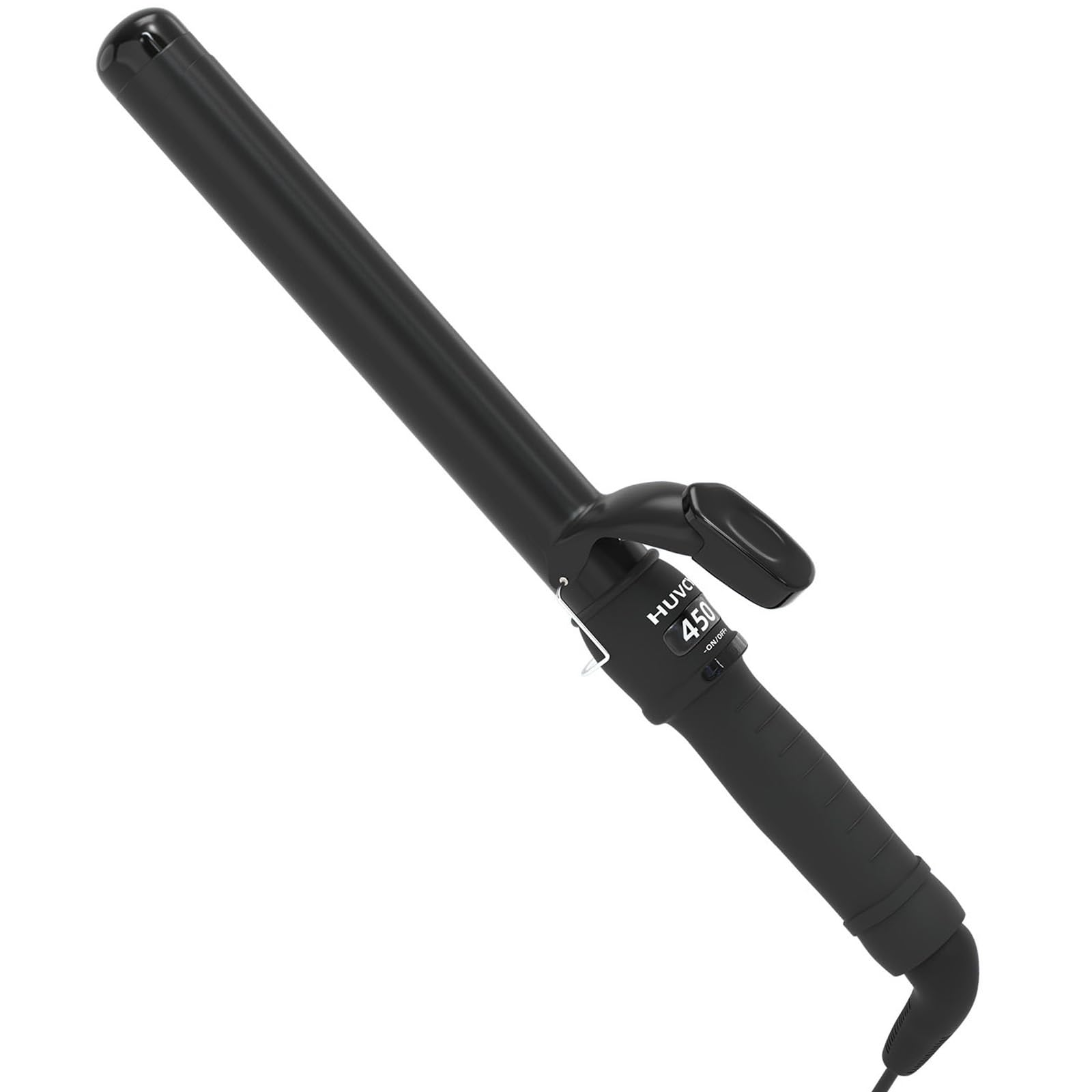 1-1 4 Inch Curling Iron - Ceramic Curling Iron Fast Heat Function LCD Display 180 F-450 F Adjustable