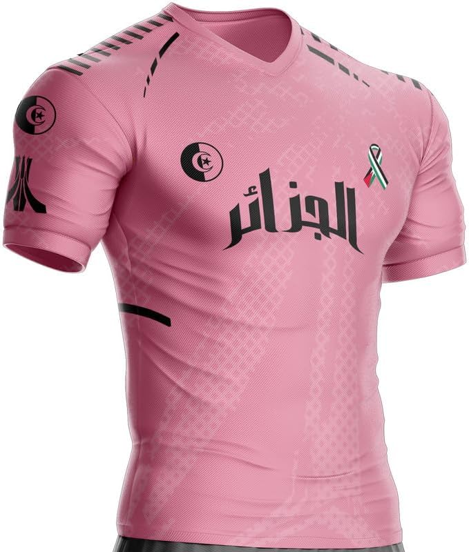 Algeria Pink AG-124 Football Jersey Gift Flag