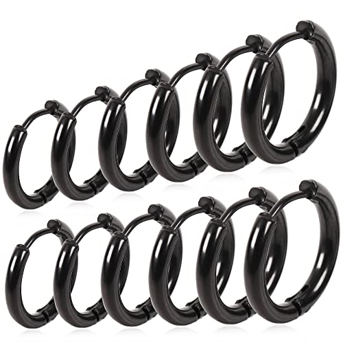 [Adelina Style] t[vsAX lC 2.5mm sAXZbg ςȂ 18G Y fB[X O sAX T[WJXeX AM[Ή jp  (ubN/10E12E14E16E18E20mm 6Zbg