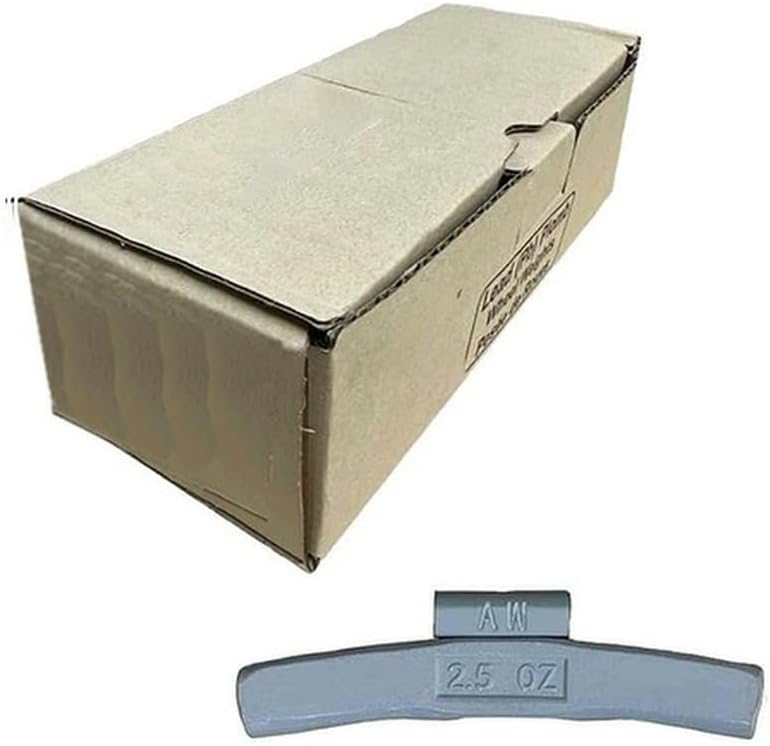 Generic Clip-on Wheel Weights AW Coated Lead Series - .25 oz to 3.00 oz - 25 Pack per Box (0.25 oz.)