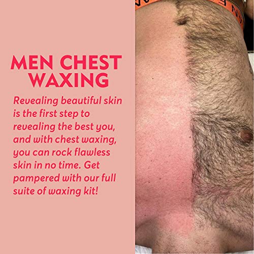 SYNCERITY Wax Warmer Hair Removal Waxing Kit for Women Men with 14.1oz Hard Wax Beads Eyebrows Legs Face Body Bikini Wax Kit with Pre and After Treatment