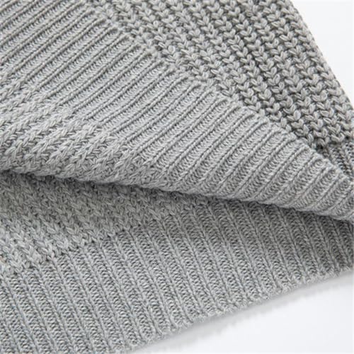 DFHBFG Half Turtleneck Men's Sweater Autumn and Winter Slim Long Sleeve Sweater Line Sweater4