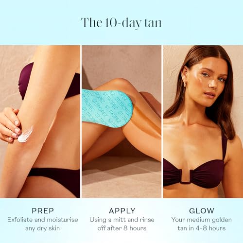 sttropez classic bronzing self tan mousse for streak-free golden tinted natural-looking tan 8 fl oz