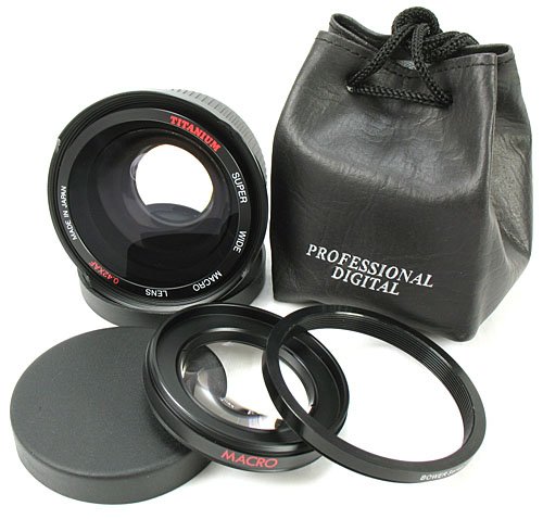 0.42x Fish-Eye /Wide-Angle Converter for Canon XTi, XS, XSi, T1i dSLR