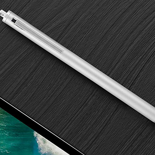 Stylus Pen with Fabric Head for Touch Screen, Samsung Smartphones and Tablets Stylus Tab LG Huawei Xiaomi iPad 2018 (Silver) Universal Replacement Portable Replacement Professional Graphic Drawing