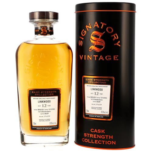 Linkwood 2012 Signatory Vintage Cask Strength Single Malt Whisky 12 Jahre alt (1x0,7l)
