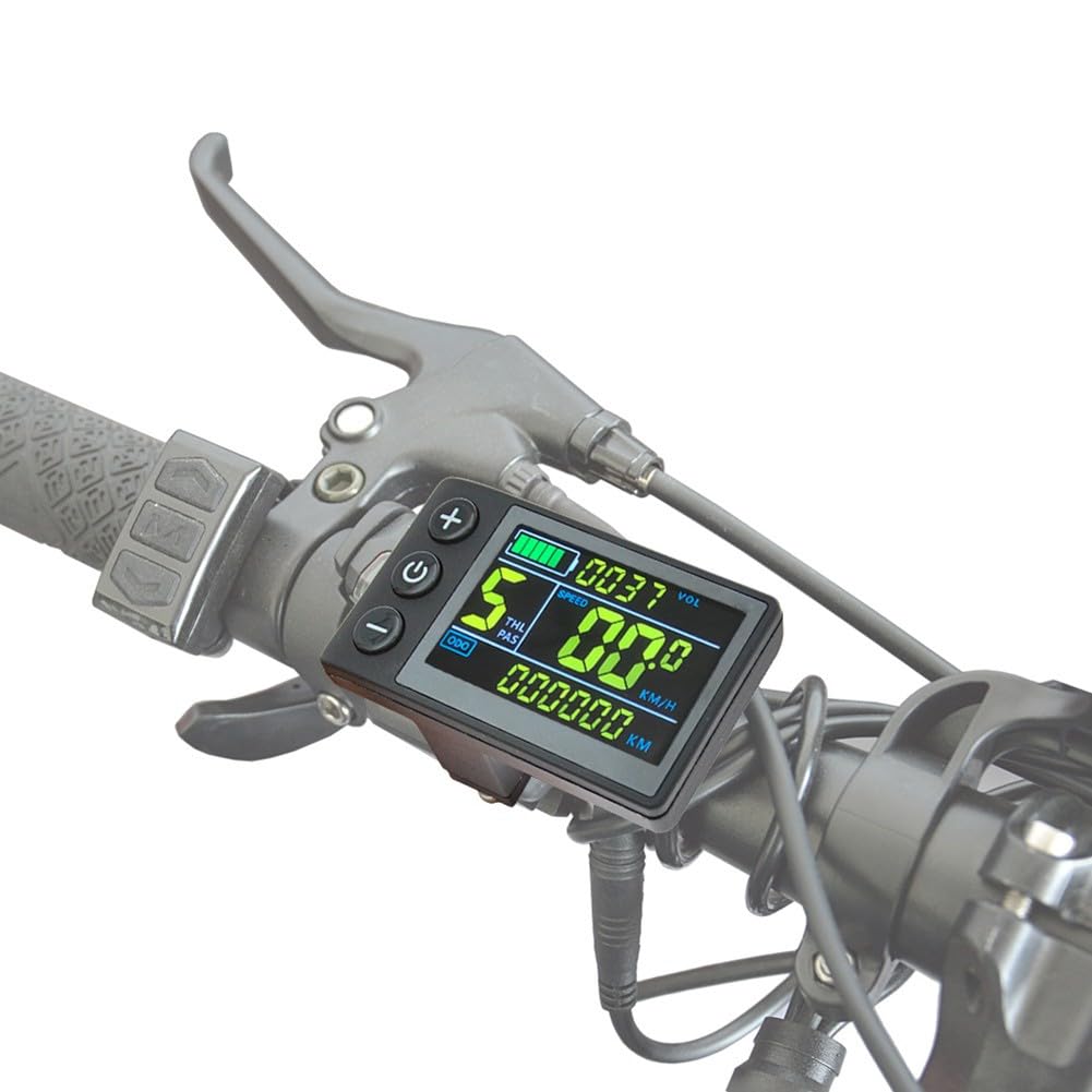 Bici elettrica S866 LCD TFT Display, Elettrico Colorato Elettronico Display LCD Meter Display 24V 36V 48V UART NO.2 Protocollo