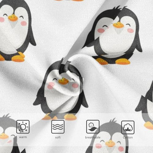 Joisal Designer Girls Underwear Toddler 2t Cotton Girl Panties Cute Cartoon Penguins White Briefs Undies Kids3