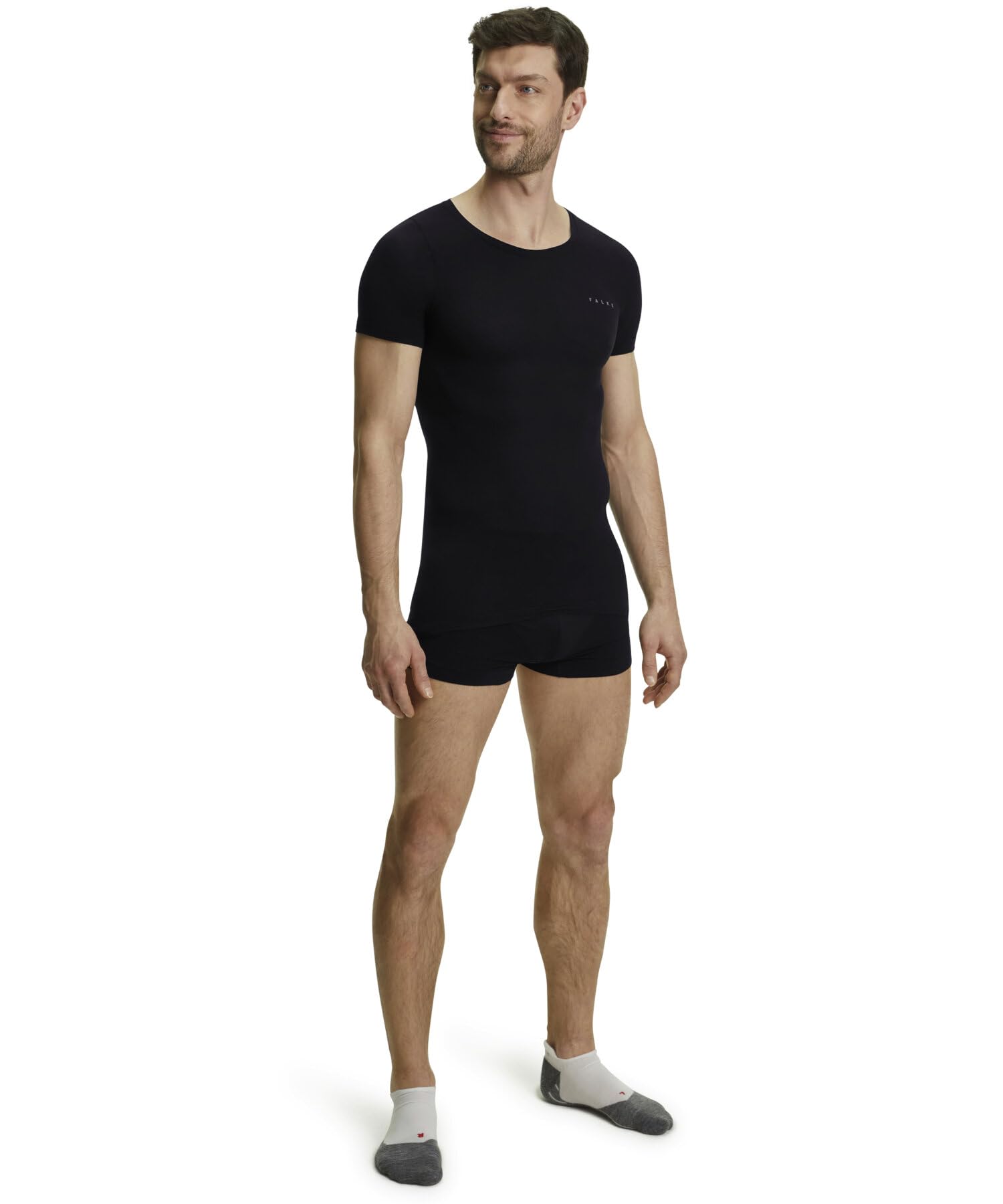 FALKE Herren Ultralight Cool Funktionsshirt Kurzarmshirt schnelltrocknend atmungsaktiv nachhaltiges Funktionsmaterial warme bis heiße Temperaturen ultraleicht kühlend Funktionsunterwäsche 1 Stück