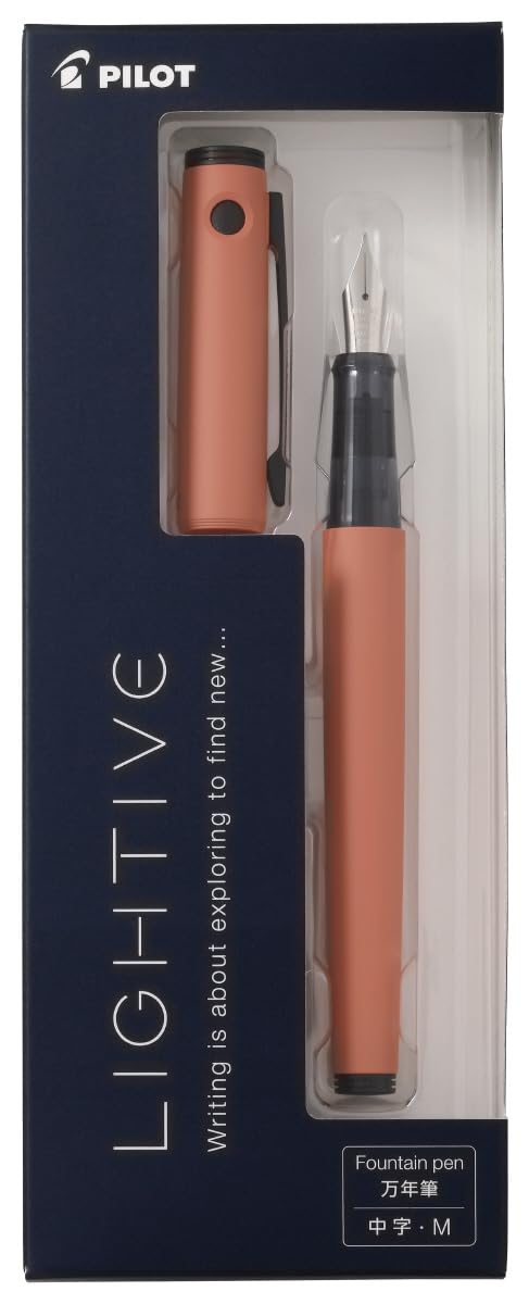 Pilot Fountain Pen Lightive Medium Nib Coral PFLT1CORM PILOT : Electronics