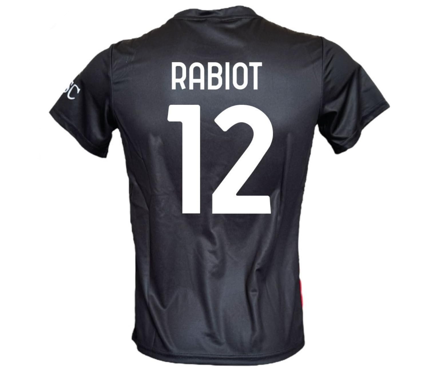 Maglia Milan Adrien Rabiot 12 Replica Ufficiale Autorizzata 2025-2026 Bambino (Taglie-Anni 4 6 8 10 12) Adulto (S M L XL XXL)