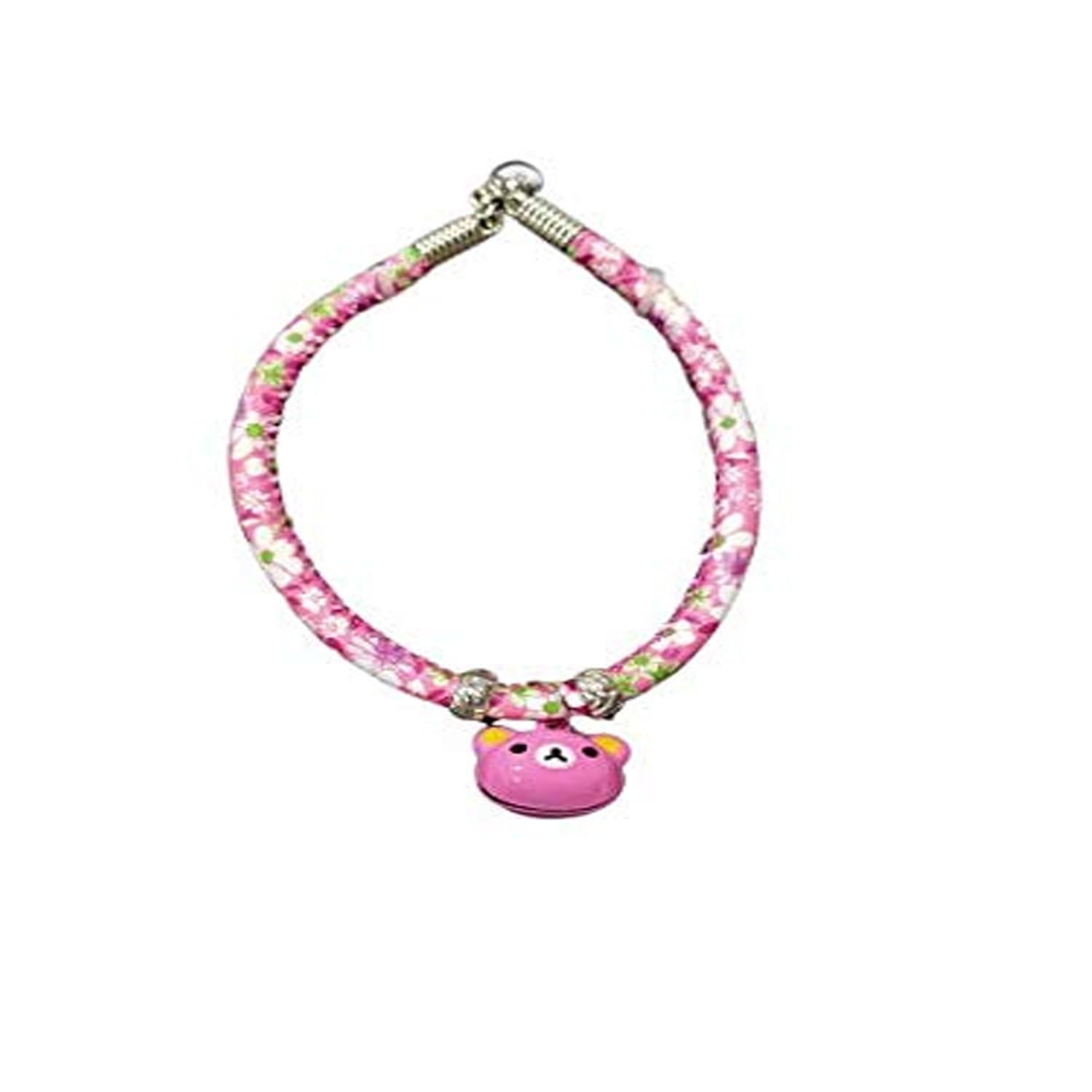 Emily Pets Adjustable Cat Collar Necklace with Bell for Kitten Puppy (Pink) (B085CGLBMP) Amazon Price History, Amazon Price Tracker