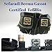 GORGEOUS BEAUTY&CARE 100% Kosher Gassot Tefillin Sefaradi Certified Tefillin Phylacteries Mehudar New Judaica Israel Hand Made (Left (If you are a right-handed))