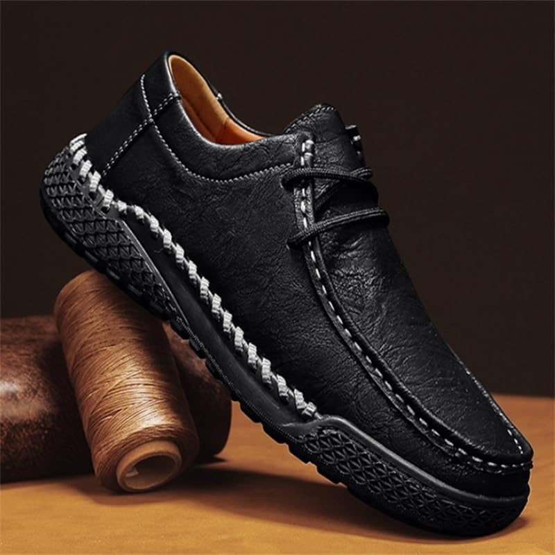 Men's Business Dress Shoes Oxford Shoes Non-Slip Wear-Resistant Versatile Comfortable Breathable Dad Shoes for Men4