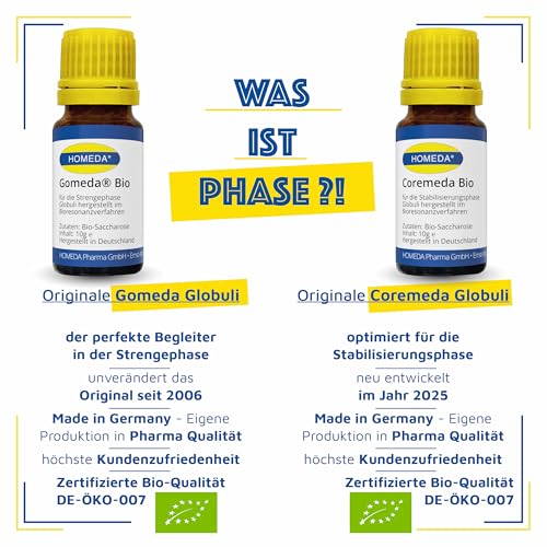 GOMEDA Bio Streukügelchen • original HOMEDA GOMEDA seit 2006 • zertifizierte Bio-Qualität • Aktivator Streukügelchen • hormonfrei hergestellt HOMEDA-Verfahren