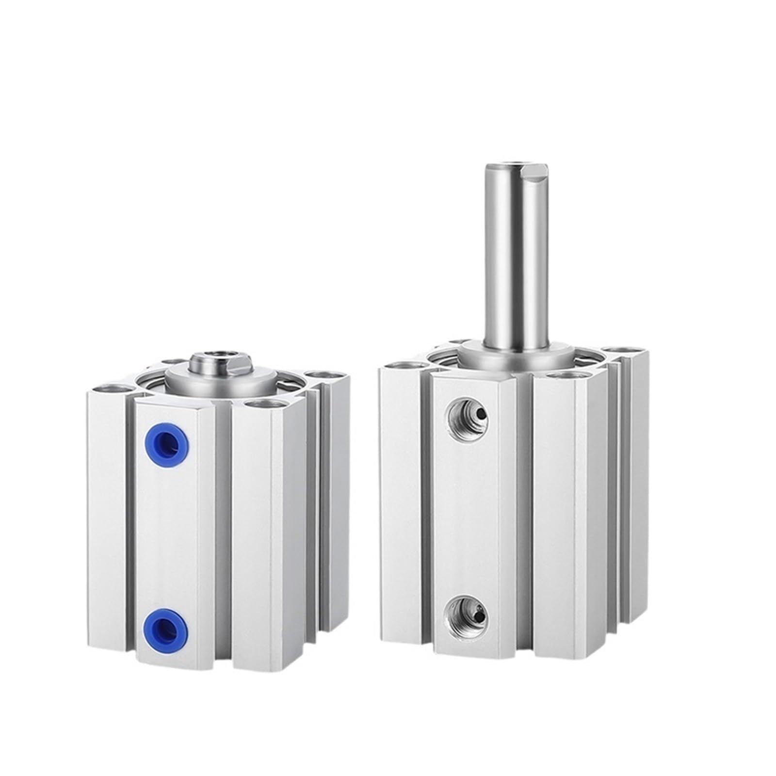 KXIWLUFV SDA32/40 Compact Cylinder Stroke 10/20/30/40 Double Acting Pneumatic Piston 1Pcs(Stroke 75mm,Bore 32mm)