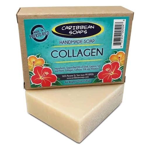 Caribbean Soaps Jabón hecho a mano de colágeno - 4.25 oz.