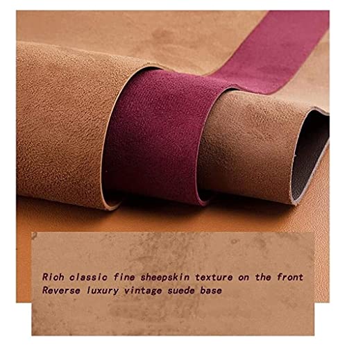 Tissu d'ameublement solide et durable en similicuir rose red