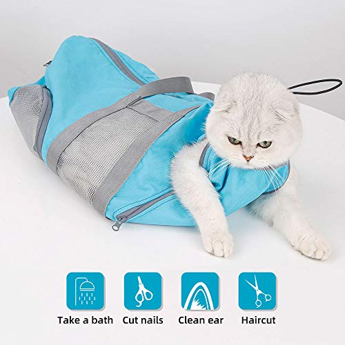 Extaum Portador de estilingue de gato,Pet Dog Cat Sling Carrier Hands Free Puppy Saco de Viagem Ao A
