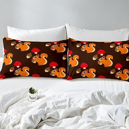 Set di lenzuola con scoiattolo singolo per bambini...