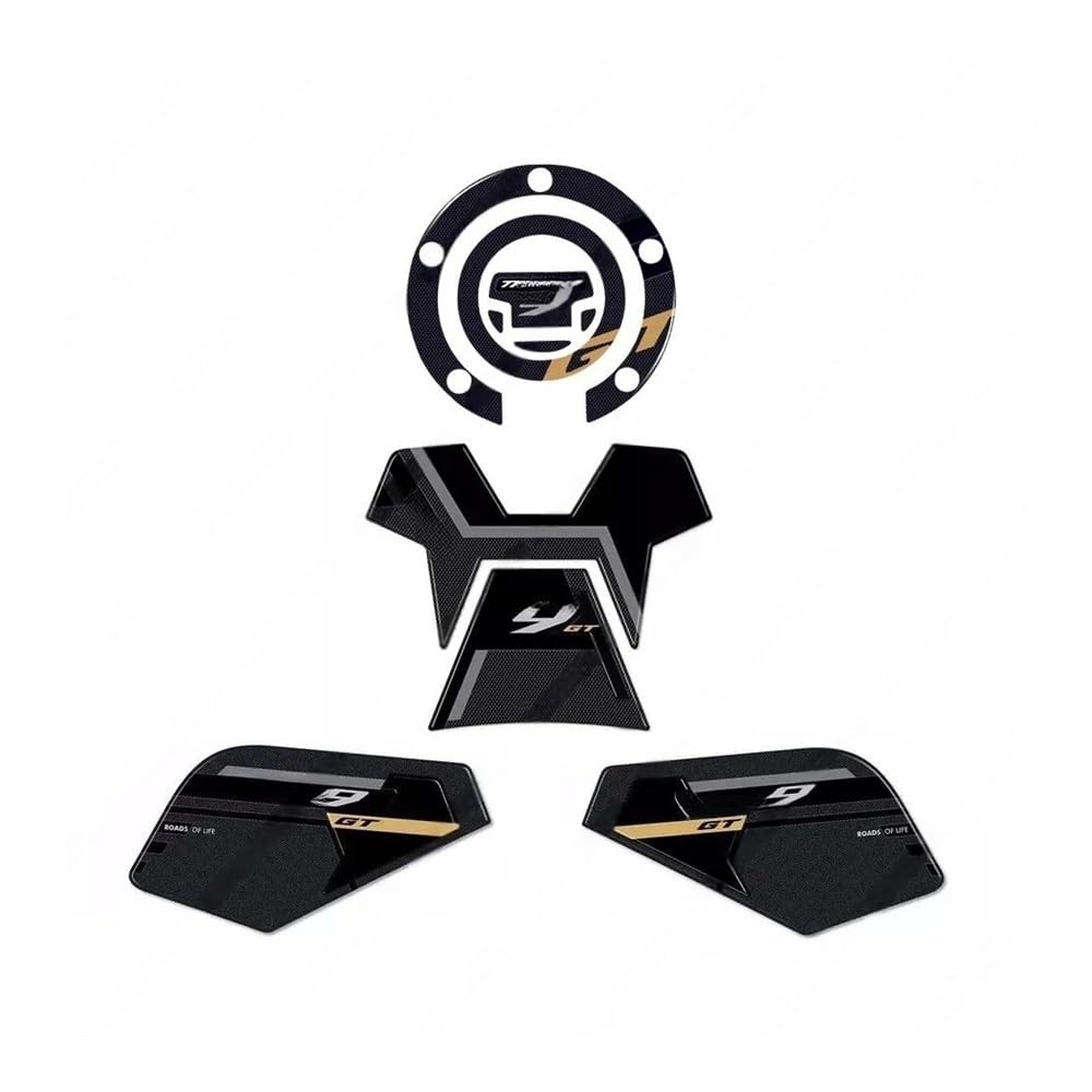 Tank Pad Protector Resin Decals Motorcycle Fuel Tank Pad Protection Sticker for Tracer 9GT Tank Pad Sticker